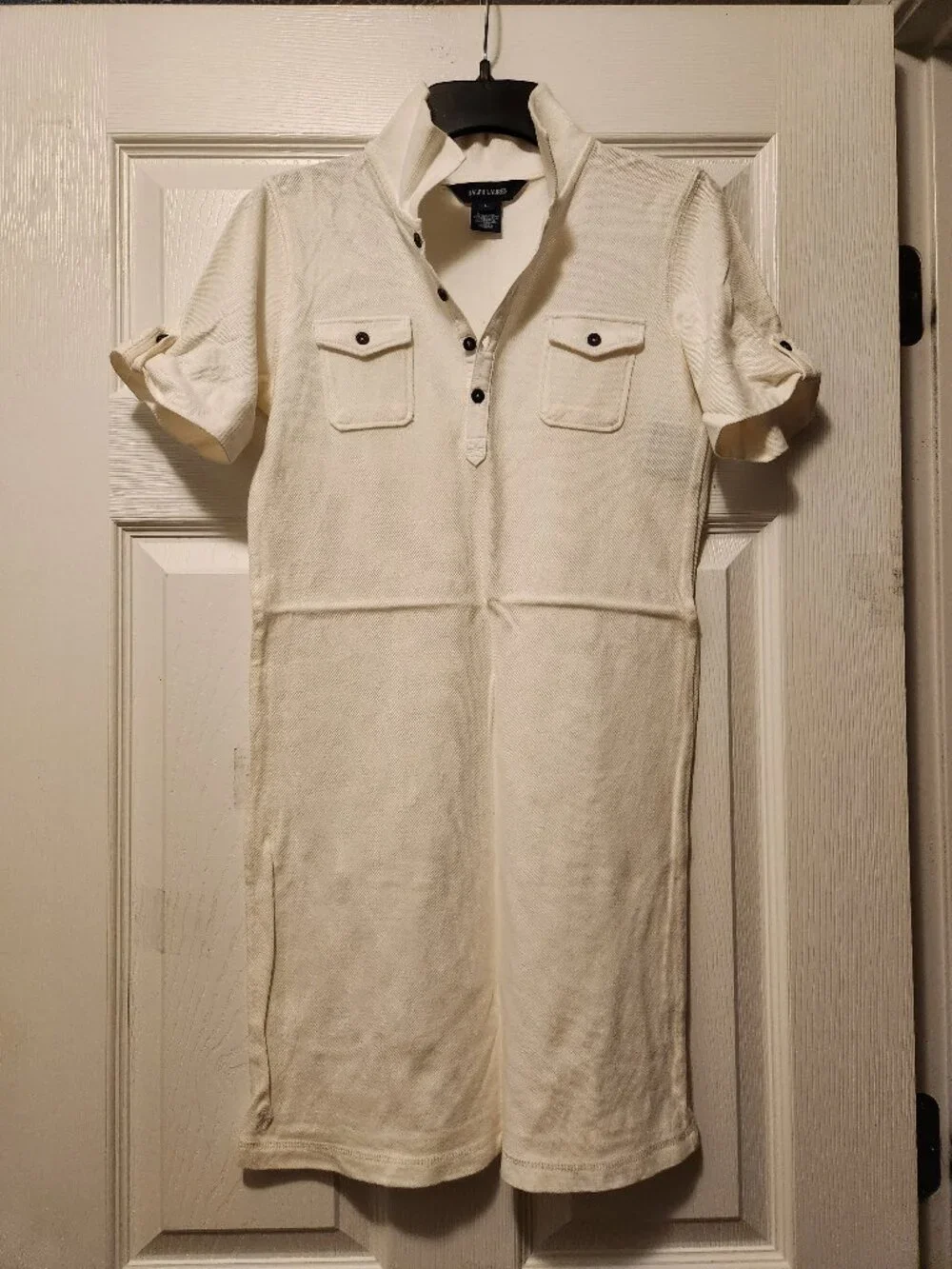 Ralph Lauren girls new white 100%cotton dress  size: L